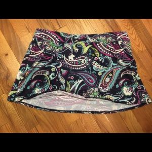 Swim skirt w attached bottom.